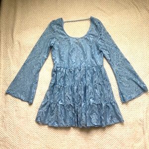 Light Blue Lace Dress